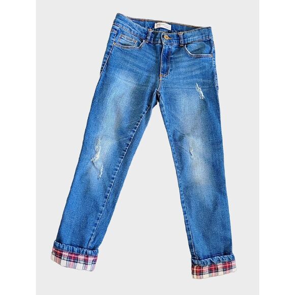 Zara Other - Zara Denim Collection Kids Girls Ripped Skinny Jeans Pants 10 140cm